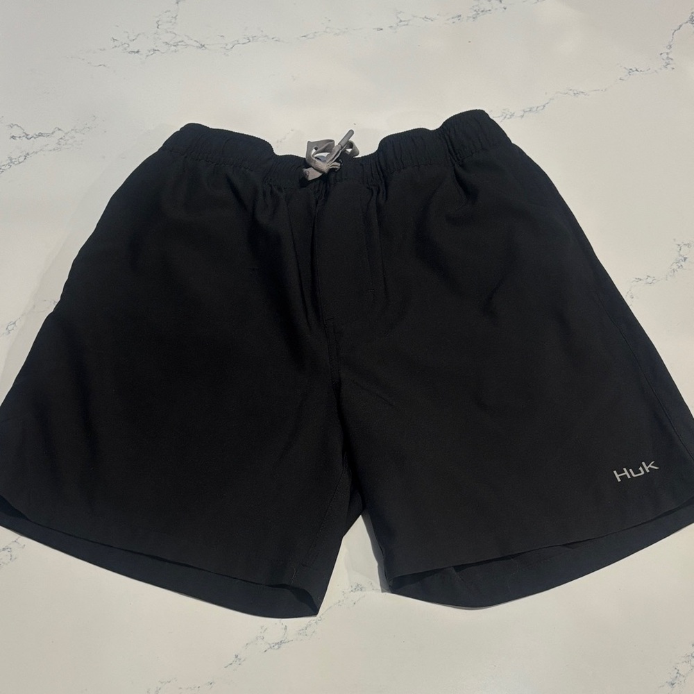 Huk Kids Charcoal Black Shorts
